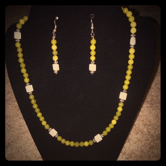 Beautiful handmade Necklace and Earrings Set
