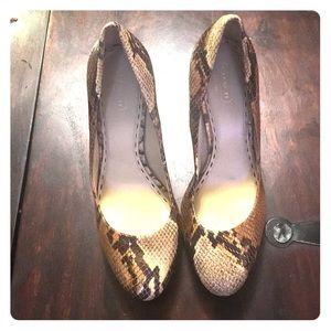 COACH Genuine Python Pumps