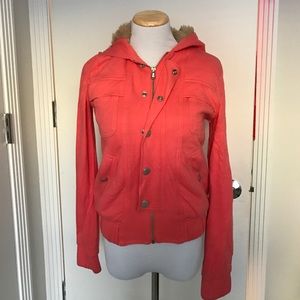 Statement piece- Marc Jacobs pink hoodie with fur