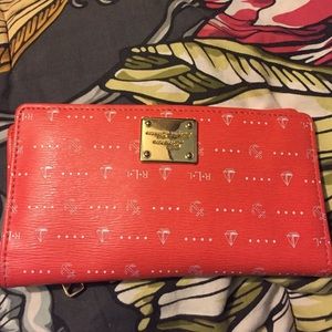 Lauren Ralph Lauren orange bi-fold wallet