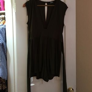Dark green romper