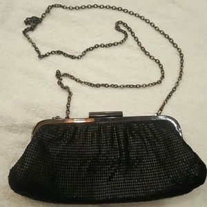 Foreign Exchange black sequin clutch crossbody