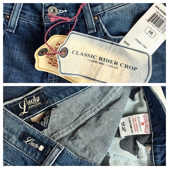 Lucky cropped jeans | Classic Rider cut | NWT - Picture 2 of 4