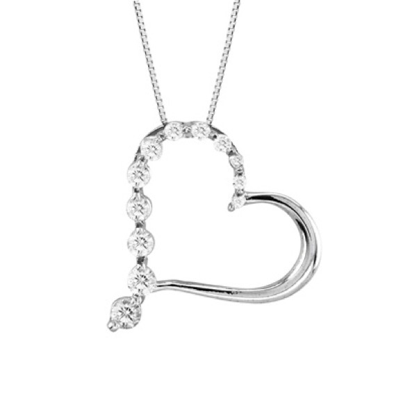 Journey heart pendant