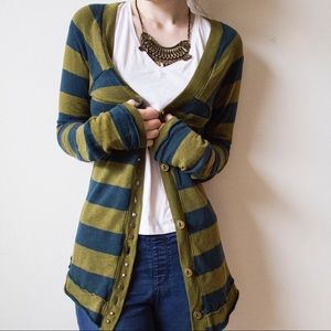 FP 💕 Long Studded Button Up Cardi