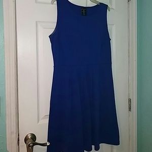 A line dress cobolt blue