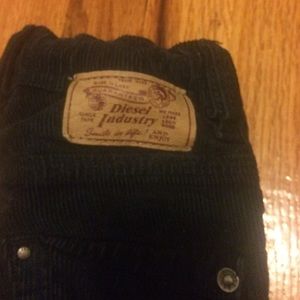 Diesel Corduroy navy blue pants