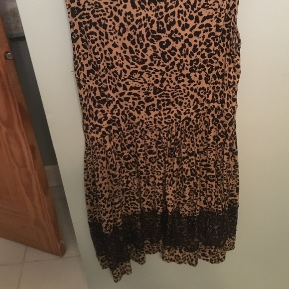 Leopard & lace dress - Picture 2 of 4