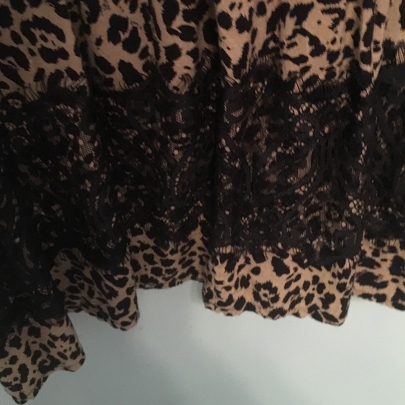 Leopard & lace dress - Picture 3 of 4