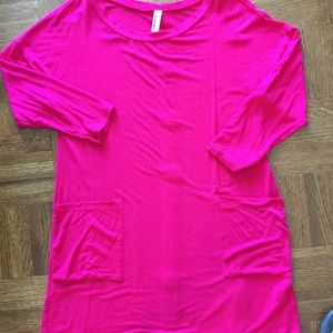 Long tunic with pockets