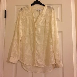 NWT Piperlime Burnout Blouse XS
