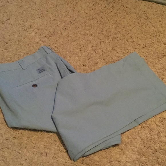 Brooks Brothers light blue Clark men's chinos