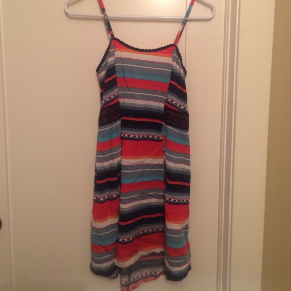Colorful Striped Dress - Picture 2 of 4