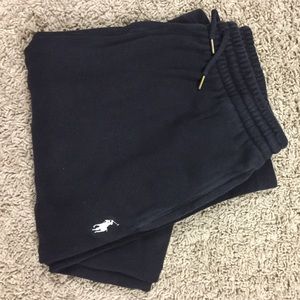 Black Polo Sweatpants - Small