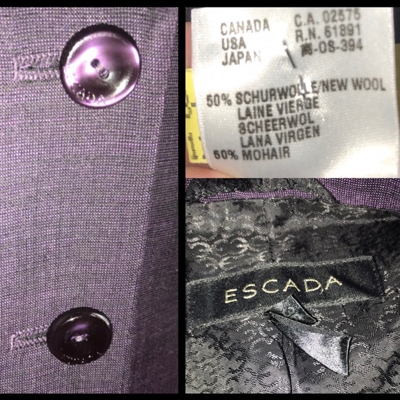❌❌SOLD ❌❌ESCADA Jacket - Picture 3 of 4