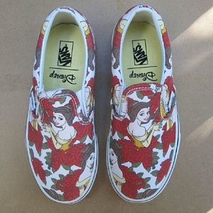 Vans x Disney Kids Belle Classic Slip-On NWOT
