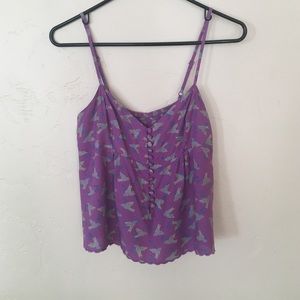 Purple tank top