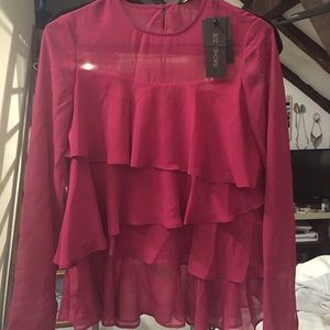 Rachel Zoe - Magenta top