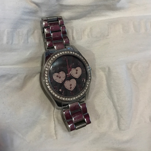 Betsey Johnson Silver Watch
