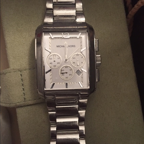 Michael Kors Accessories - Michael kors chronograph silver watch- MK5111