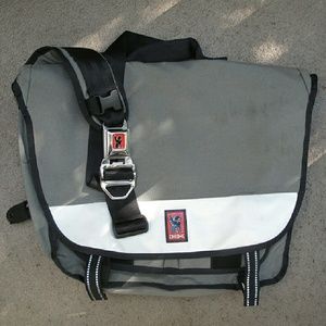 Chrome Cross Body Messenger Bag
