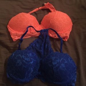 Coral & Royal blue racerback