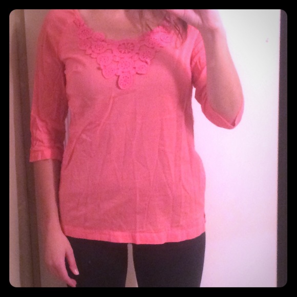 Pink Linen Shirt - Picture 1 of 4