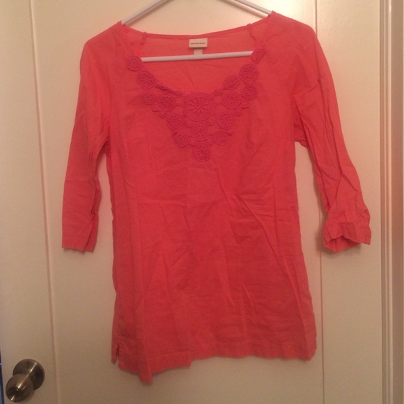 Pink Linen Shirt - Picture 2 of 4