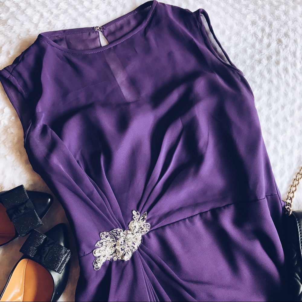 ❌SOLD❌ Allure Bridals - Purple Bridesmaids Dress