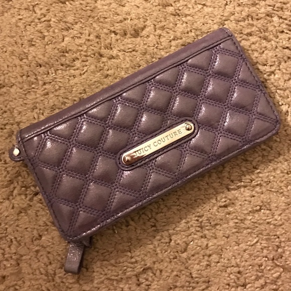 Purple juicy couture wallet.