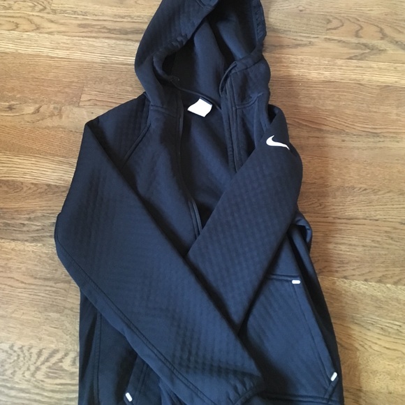 Black Nike zip up hoodie