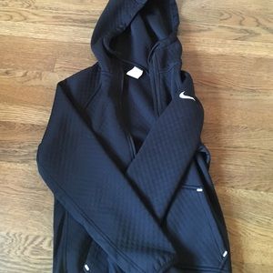 Black Nike zip up hoodie