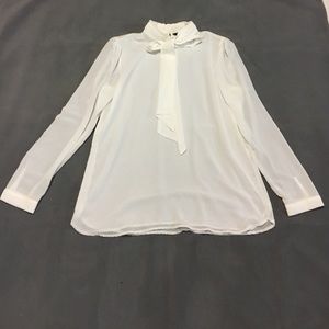 Elegant Zara Bow-Tie Blouse