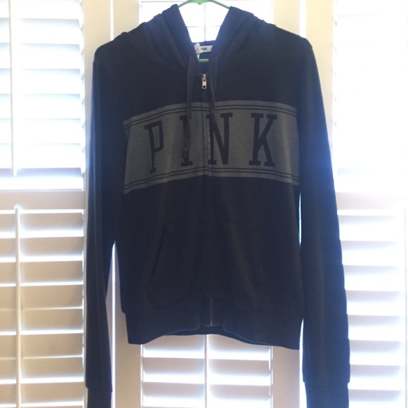 Black zip up hoodie