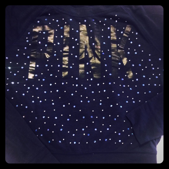 VS PINK JEWELED TOP••SIZE XS