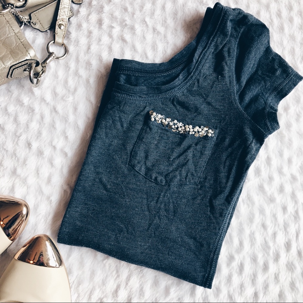 ❌SOLD❌ Hollister - Shirt with Pocket Embellishment