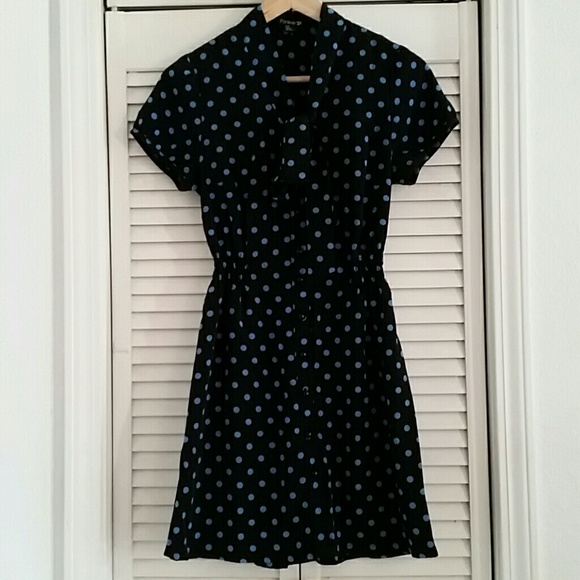 Forever 21 Polka Dot 50's Inspired Dress with Bow