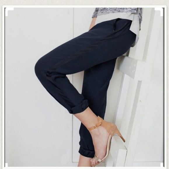 LOFT Navy Joggers