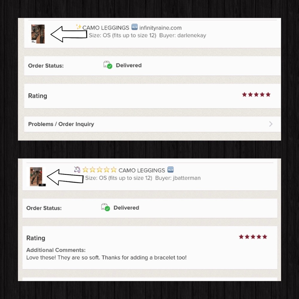 ⭐️⭐️⭐️⭐️⭐️ Last 1! CAMO LEGGINGS 🆕 - Picture 6 of 7