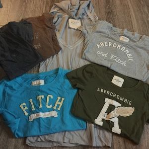 Abercrombie & Fitch Tops - Abercrombie & Fitch Lot of 6 T-Shirts Tee Tops Abercrombie & Fitch Tops - Abercrombie & Fitch Lot of 6 T-Shirts Tee Tops