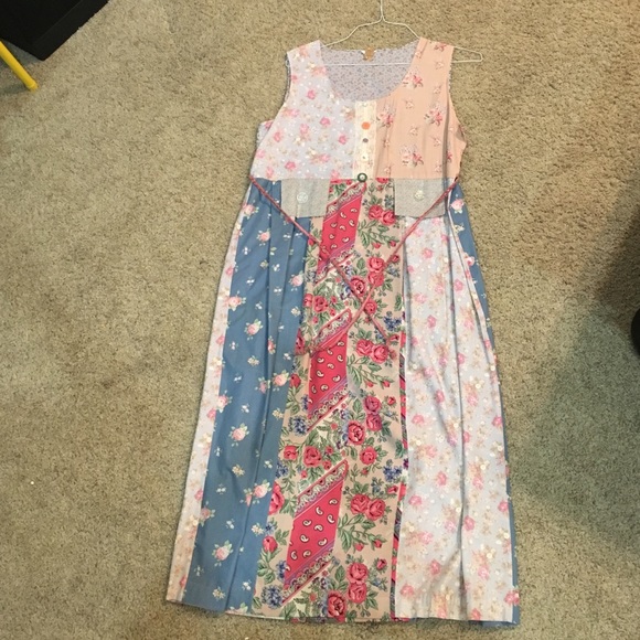 Patch work dress