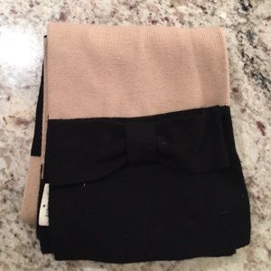 Black and Tan kate spade scarf