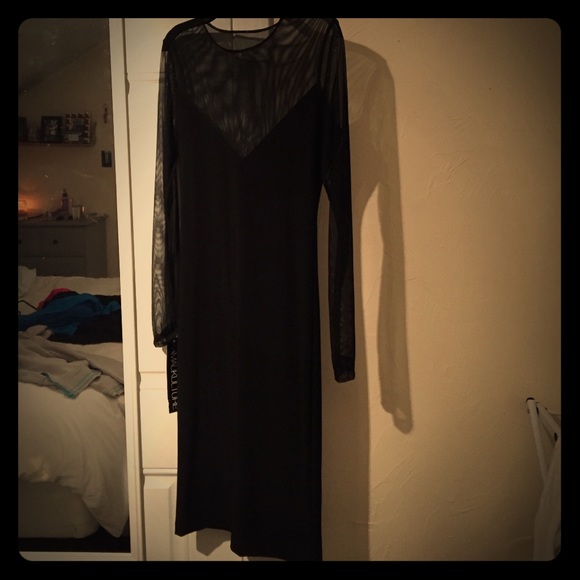 Black cocktail dress