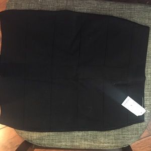 NEW black Bebe bandage skirt with tags!