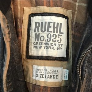 Hard-to-Find Leather Heavy-Duty Men's Ruehl Bomber