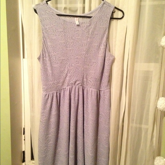 Lavender lace skater dress