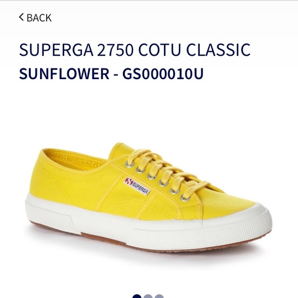 Yellow Superga