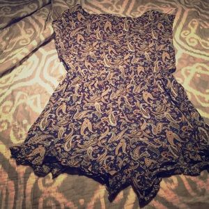 NWT paisley Romper