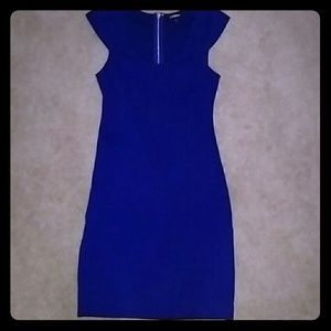 Express royal blue dress
