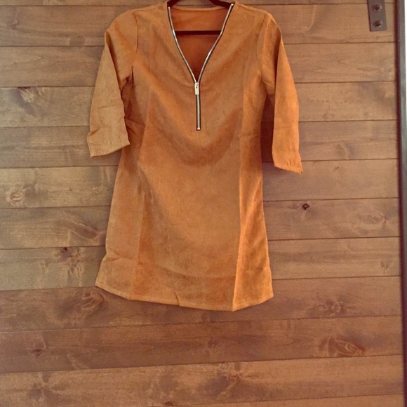 Lowest price! Suede mini dress!